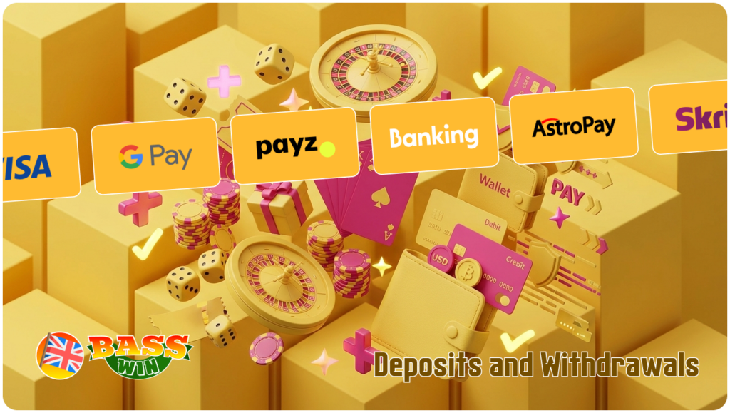 Online casino Basswin has payment options